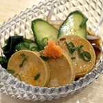 川越鮪魚酒場 - ・あん肝の本搾りポン酢 590円/税抜
