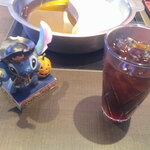 ゆず庵 - 食べ放題 贅沢コース ＆ シャカシャカフライドポテト（バター醤油味） ＆ アイスコーヒー氷抜き