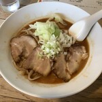 力丸 - 醤油、チャージャートッピング、中辛。