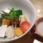 日本料理・鉄板焼 はや瀬 - サラダ