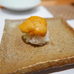 鮨 おさむ - 北海道昆布森のうに。