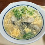 麺乃庄つるまる饂飩 - 料理写真:牡蠣と生姜の玉子あんかけうどん