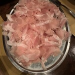 生ハムとワイン メッシタフランコ - 