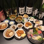旬の鮮魚と魂の煮込み ぶん福茶がま - 料理写真:歓送迎特別コース