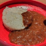 かまど焼 NIKUYOROZU - 牛がしっかり感じられ、ちょうどいい量でした。