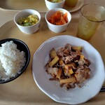 然の膳 - 料理写真:豚とさつまいもの甘辛生姜炒め定食