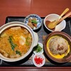 すしダイニング - 石焼きチャーハンと牛モツ煮込みラーメンセット