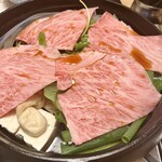 先斗町しゃぶしゃぶすき焼き きらく - 