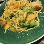 trattoria l'mante izumi - カラスミのパスタ