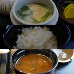 壽味家 - 茶碗蒸しとご飯