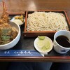 長寿庵 - 天丼とせいろのランチセット1,250円
