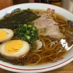 田島ラーメン - ラーメン、煮卵トッピング
