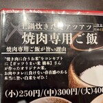 大正焼肉 SUNナスビ - 