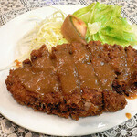 味の店 一番 - 2008年5月9日に食べた「あきら」の「ジャンボミンチカツ」です。