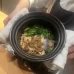 中華 大しげ - 鰆、菜花、スナップエンドウ
