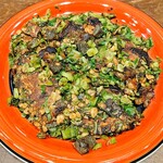 てっぱん萬祭 南森町店 - ネギたっぷりネギ焼き