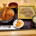天丼てんや - 料理写真:てんや天丼セット 1140円