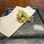 とき - 天ぷら3品（ふきのとう、白石レンコン、太刀魚）