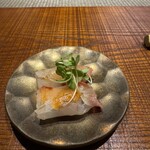 とき - 山口のウニを、長崎のヒラメで巻いて