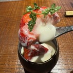 とき - あまおうと自家製もちと自家製練乳