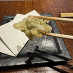 とき - 天ぷら3品（ふきのとう、白石レンコン、太刀魚）