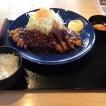 金華定食(ヒレ＆ロース)キャベツ大盛り