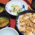 鳥料理 ちゃぼ - きじ重+竜田揚 きじ重