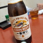 鳥料理 ちゃぼ - 瓶ビール(一番搾り)