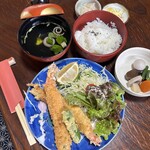 うすい山荘 - 料理写真:車えびランチ