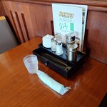 なるみ - テーブルセットアップ状況