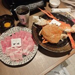 壽喜燒 松葉蟹・鱈場蟹吃到飽 和牛與螃蟹 三條河原町店 - 
