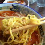 トチロヲ - 辛味噌らーめん  麺