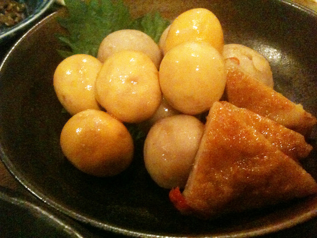 食珠ことう - 玉ヒモと小芋の煮物.味付けがやさしい.