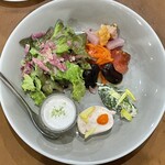 武蔵新田 Bistro Un Dix - 平日のランチセット、前菜盛り合わせ