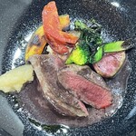武蔵新田 Bistro Un Dix - 平日のランチ、メインのジビエ(追加料金)