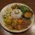 間借りカレー シモカワスパイス - 料理写真:本日のWベジカレー（マドラスとキャベツ）