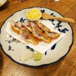 皿然 - アジフライ