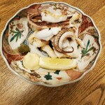 皿然 - アオリイカゲソ焼き