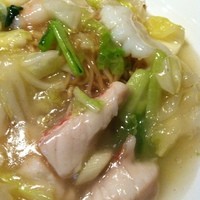 博多華都飯店 - 海の幸入りあんかけ焼きそばアップ
