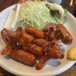 丸千葉 - ウインナー炒め