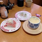 スシロー - 生ハム　えんがわ　茶碗蒸し