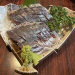 丸千葉 - あじ刺身