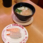 スシロー - えび　　かけうどん