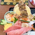野口鮮魚店 - 朝一築地丼ドーーーーーン！！！！！2,376円（込）