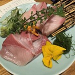 目黒 懐炉 - 寒ブリ刺身