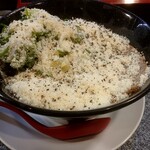 拉麺 へんてこ - へんてこ流カルボナーラ1100円+おネギ。