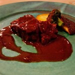 リストランテ シエロ - 鳥取和牛ほほ肉の赤ワイン煮込み