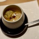 和 のぎ - ふぐ白子と白菜の半張り蒸し