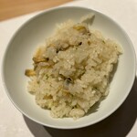 和 のぎ - 浅利と実山椒の土鍋ご飯