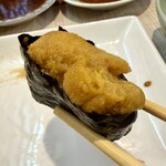 すし寳来 - うに軍艦リフト